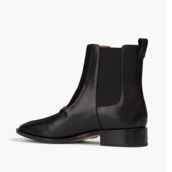 Tory Burch Black Equestrian Link Chelsea boots - Picture 3 of 9